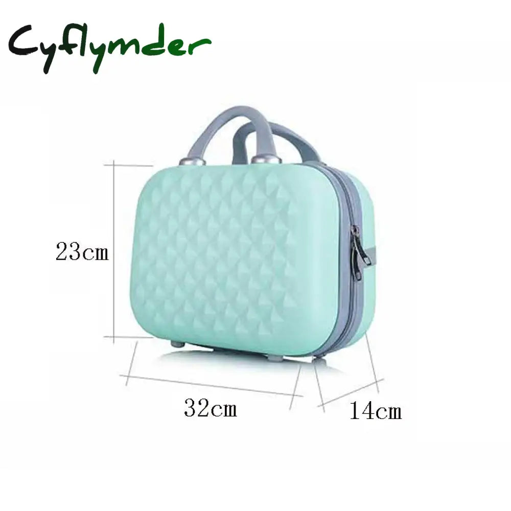 Cyflymder Professional Cosmetic Bag Organizer For Women Travel Makeup Cases Large Capacity