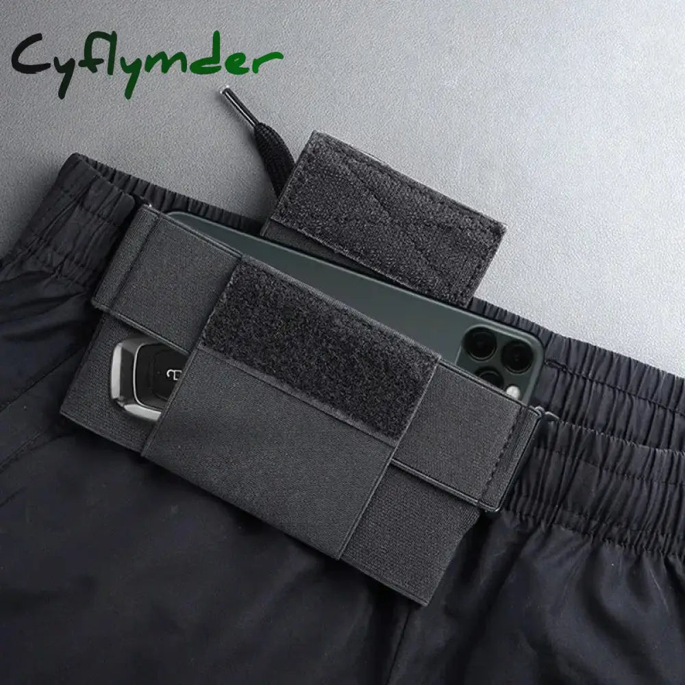 Cyflymder Professional Outdoor Mini Portable Phone Key Waist Bag Pouch Invisible Wallet Fanny Pack