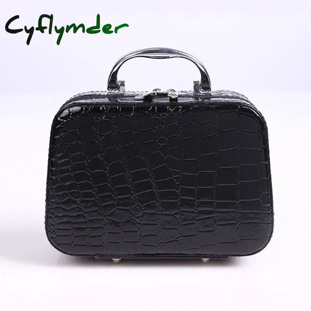 Cyflymder Professional Toiletry Bag Cosmetic Organizer Women Travel Make Up Cases Big Capacity