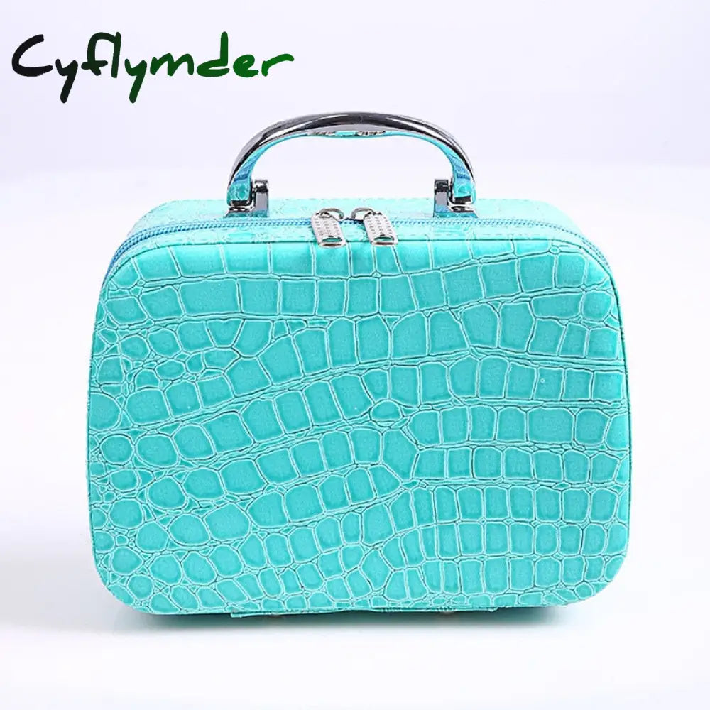 Cyflymder Professional Toiletry Bag Cosmetic Organizer Women Travel Make Up Cases Big Capacity