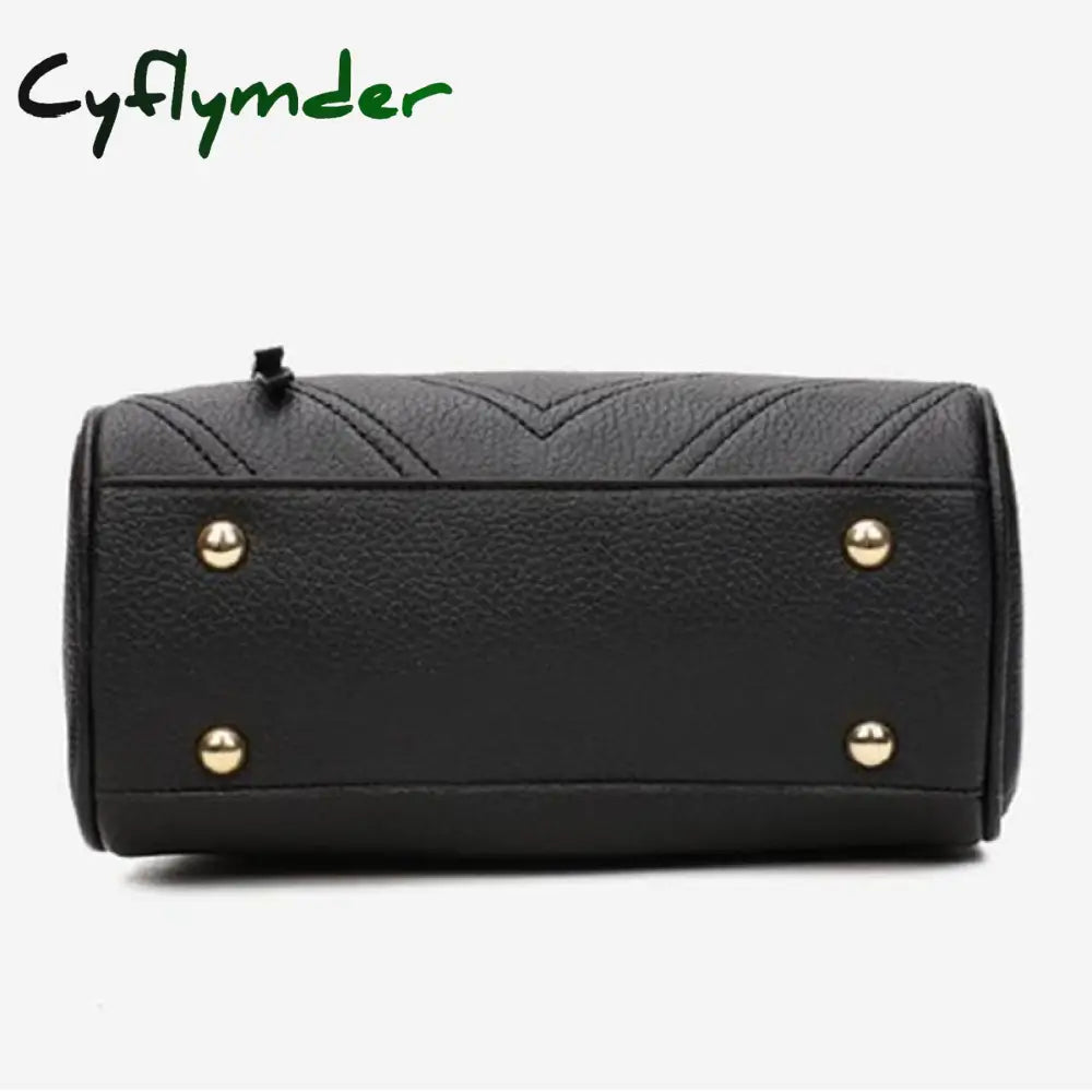 Cyflymder Pu Leather Handbag For Women Girl Fashion Tassel Messenger Bags With Ball Bolsa Female