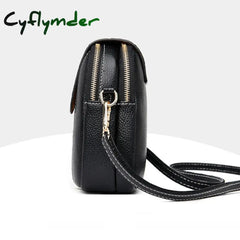 Cyflymder Pu Leather Ladies Crossbody Messenger Bags Bolsa Women Handbag Bolsos Flap Vintage Small