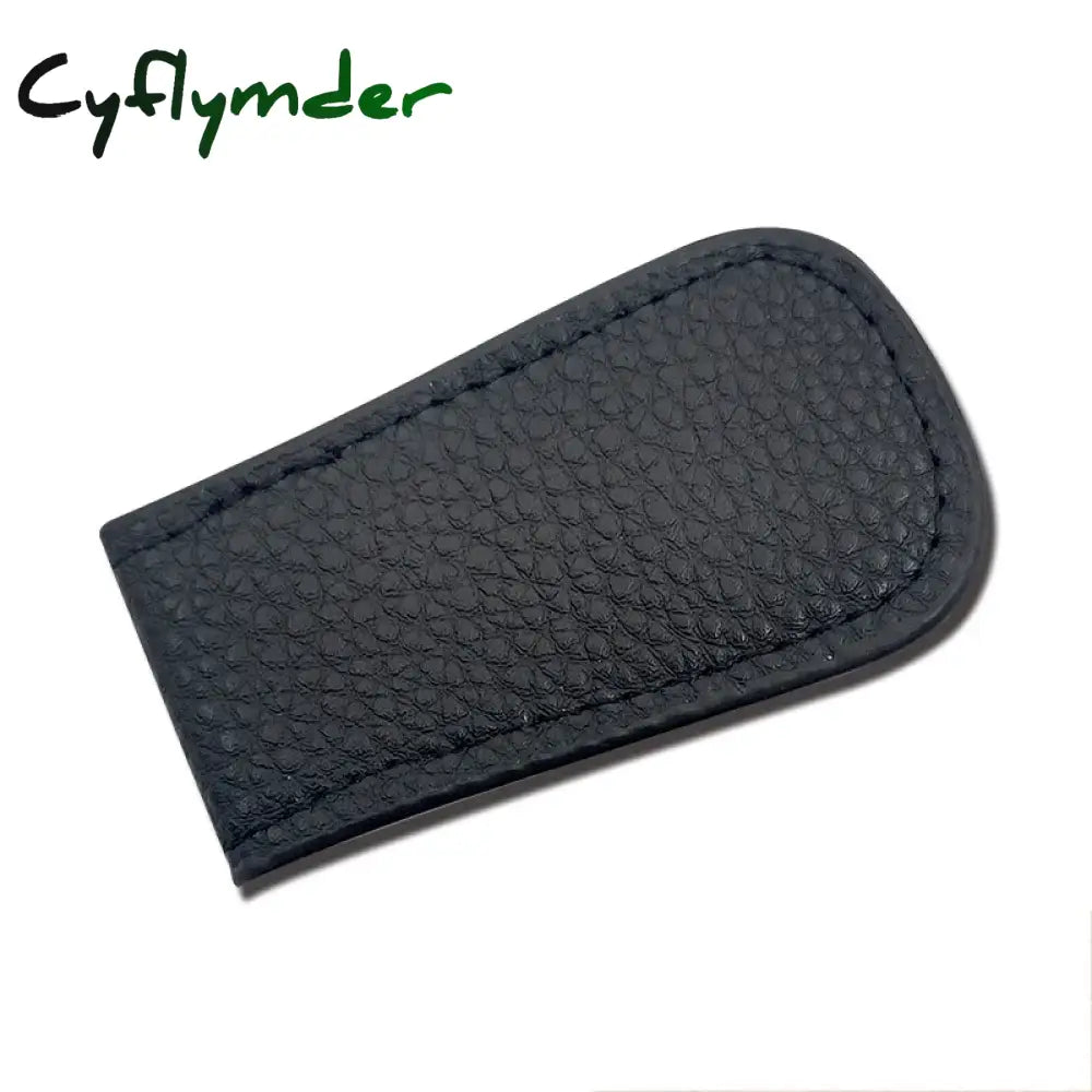 Cyflymder Pu Leather Magnetic Money Clip Multifunctional Portable Business Card Holder Slim Unisex