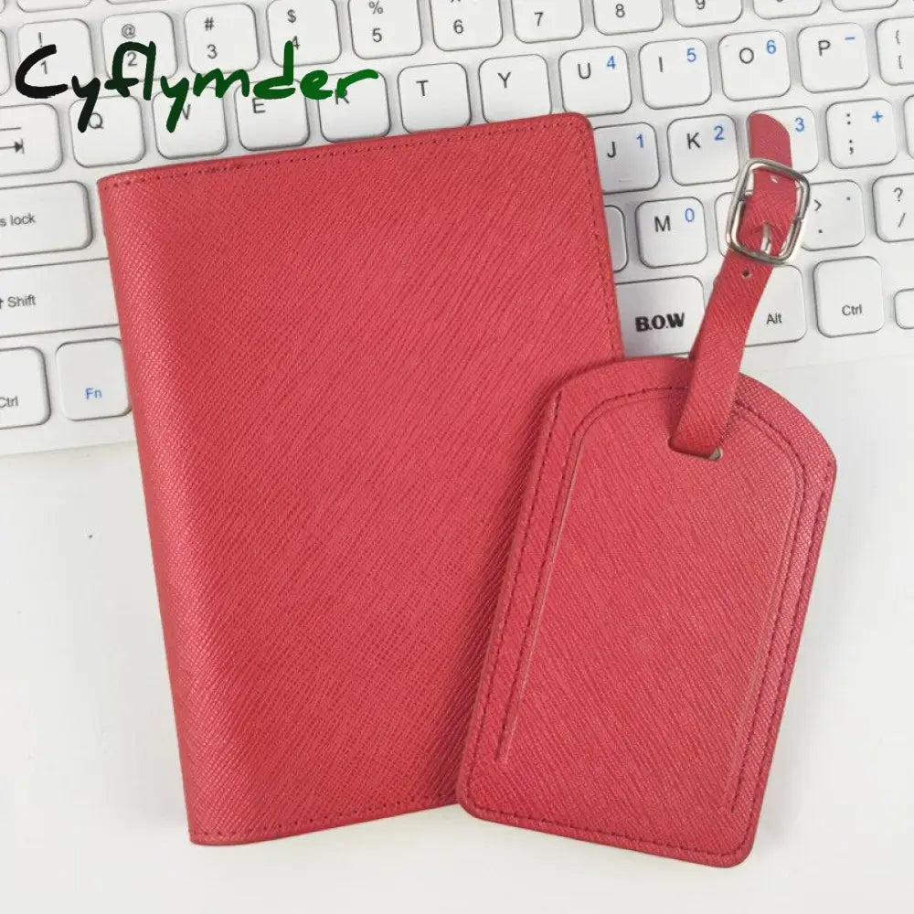 Cyflymder Pu Passport Covers Business Credit Id Cards Holder Case Wallets Pouch Women Men Air