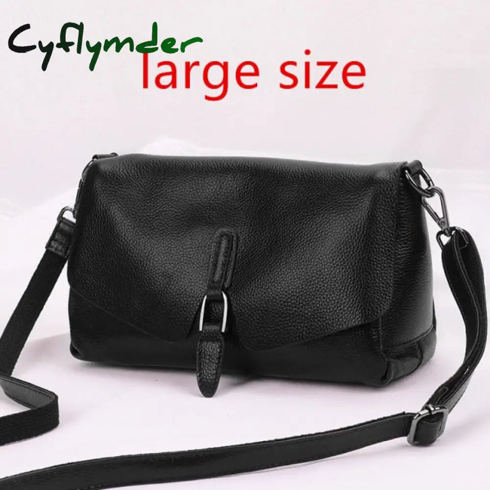 Cyflymder Pure Leather Handbag New Shoulder Messenger Bag Female Fashion Wild Texture First Layer