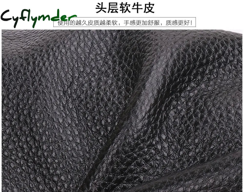 Cyflymder Pure Leather Handbag New Shoulder Messenger Bag Female Fashion Wild Texture First Layer