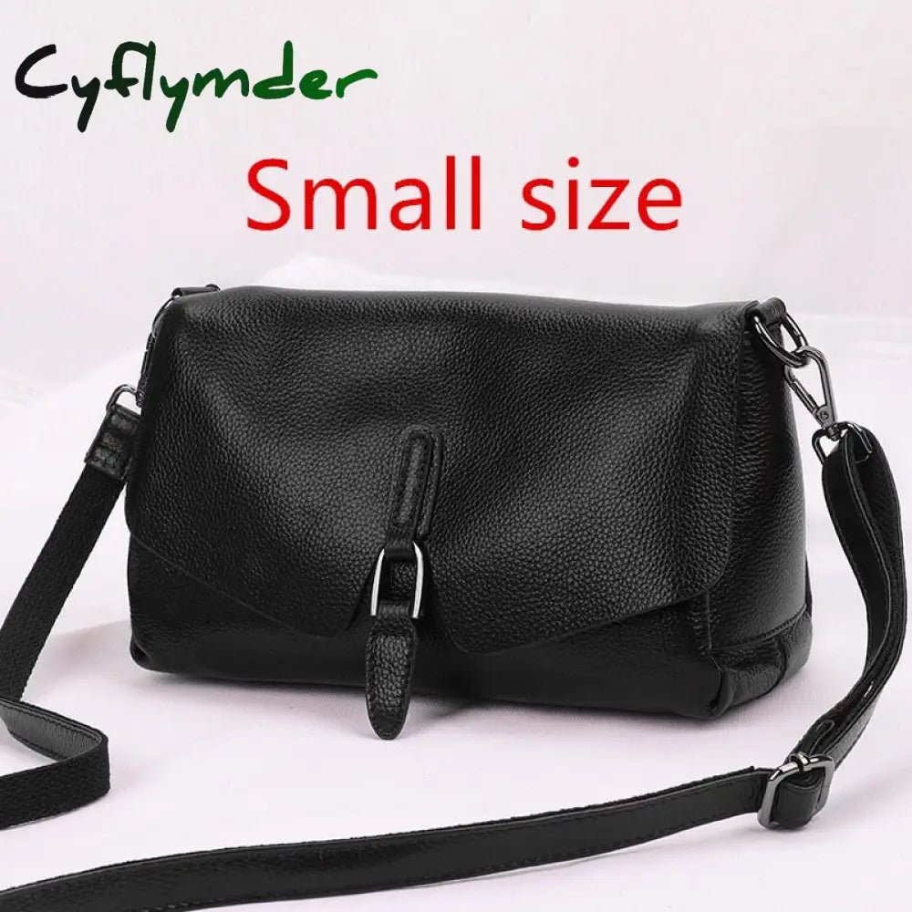 Cyflymder Pure Leather Handbag New Shoulder Messenger Bag Female Fashion Wild Texture First Layer