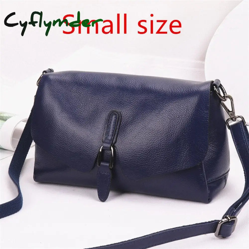 Cyflymder Pure Leather Handbag New Shoulder Messenger Bag Female Fashion Wild Texture First Layer