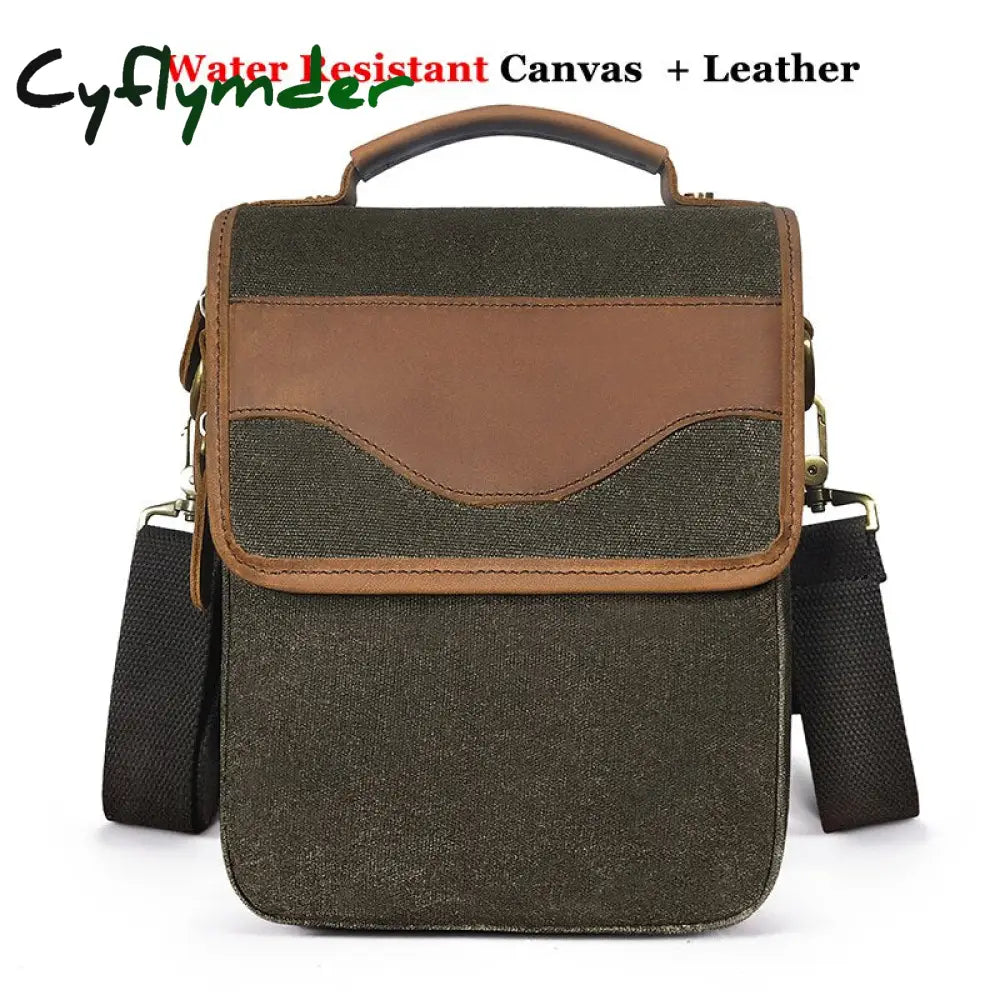 Cyflymder Quality Leather Male Casual Design Shoulder Messenger Bag Cowhide Fashion Cross-Body Bag