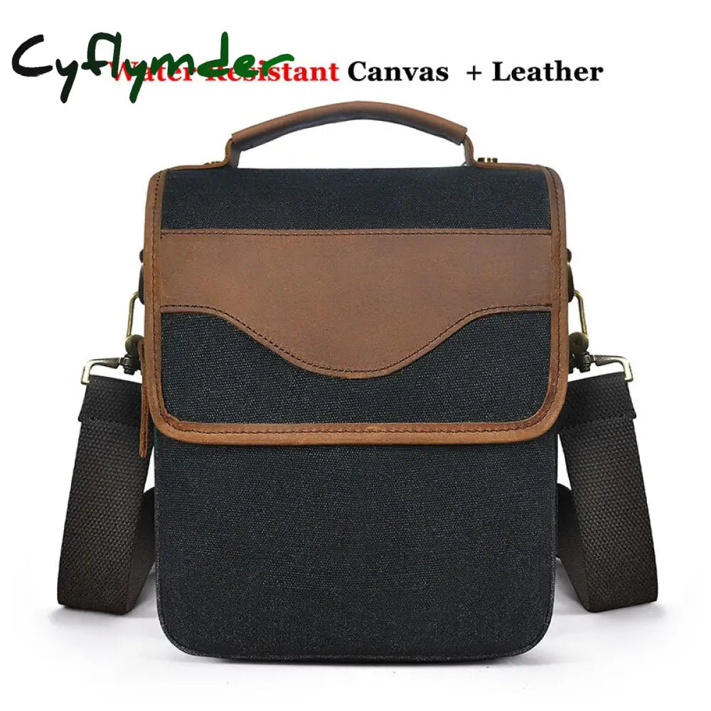 Cyflymder Quality Leather Male Casual Design Shoulder Messenger Bag Cowhide Fashion Cross-Body Bag