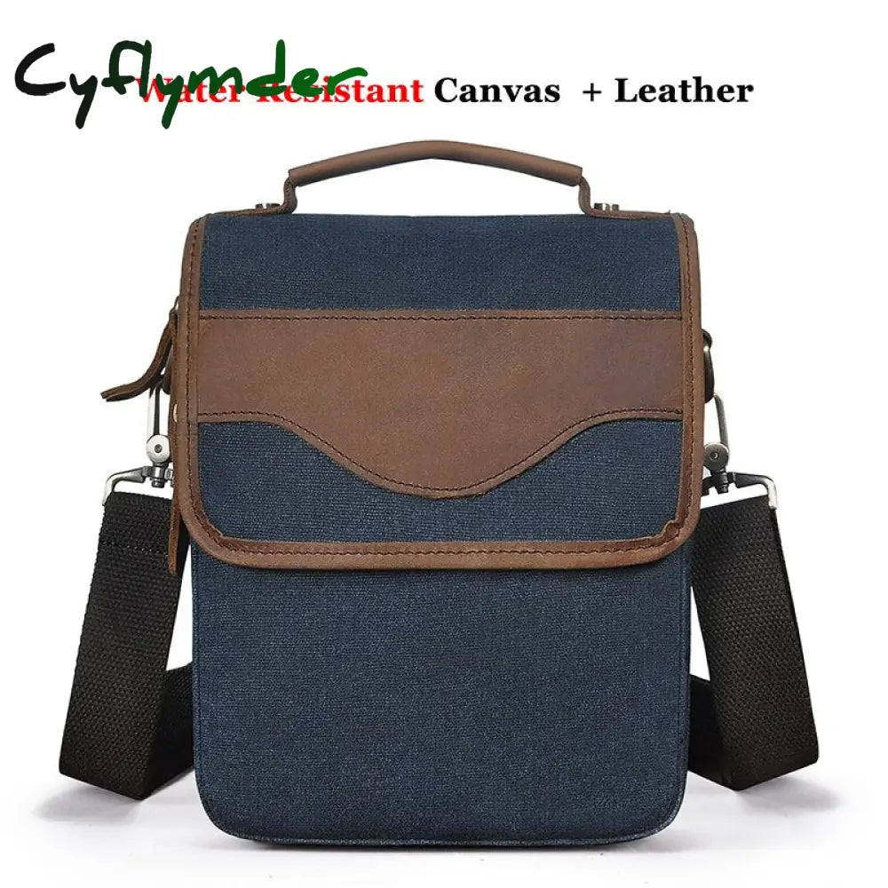 Cyflymder Quality Leather Male Casual Design Shoulder Messenger Bag Cowhide Fashion Cross-Body Bag