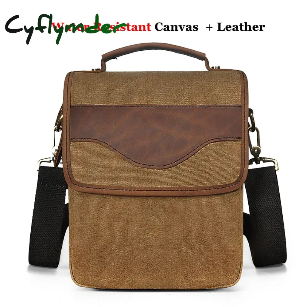 Cyflymder Quality Leather Male Casual Design Shoulder Messenger Bag Cowhide Fashion Cross-Body Bag