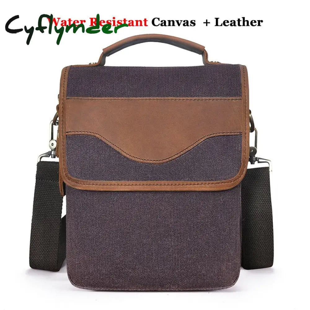 Cyflymder Quality Leather Male Casual Design Shoulder Messenger Bag Cowhide Fashion Cross-Body Bag
