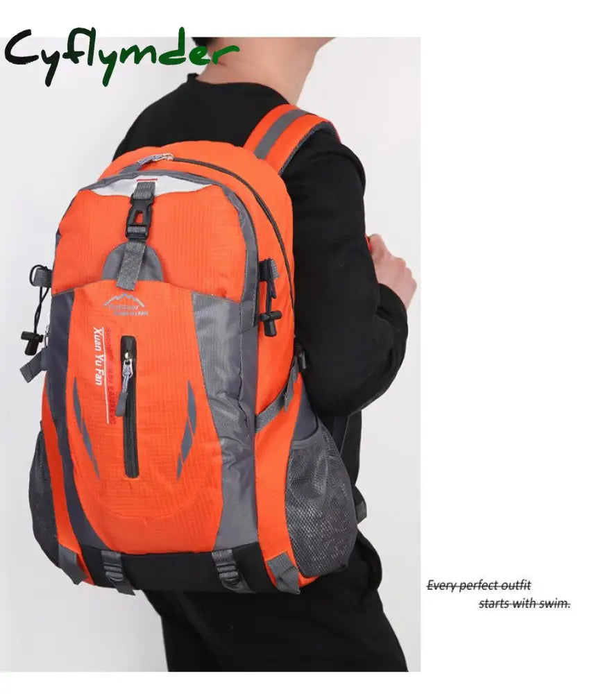 Cyflymder Quality Nylon Waterproof Travel Backpacks Men Climbing Bags Hiking Backpack Outdoor Sport