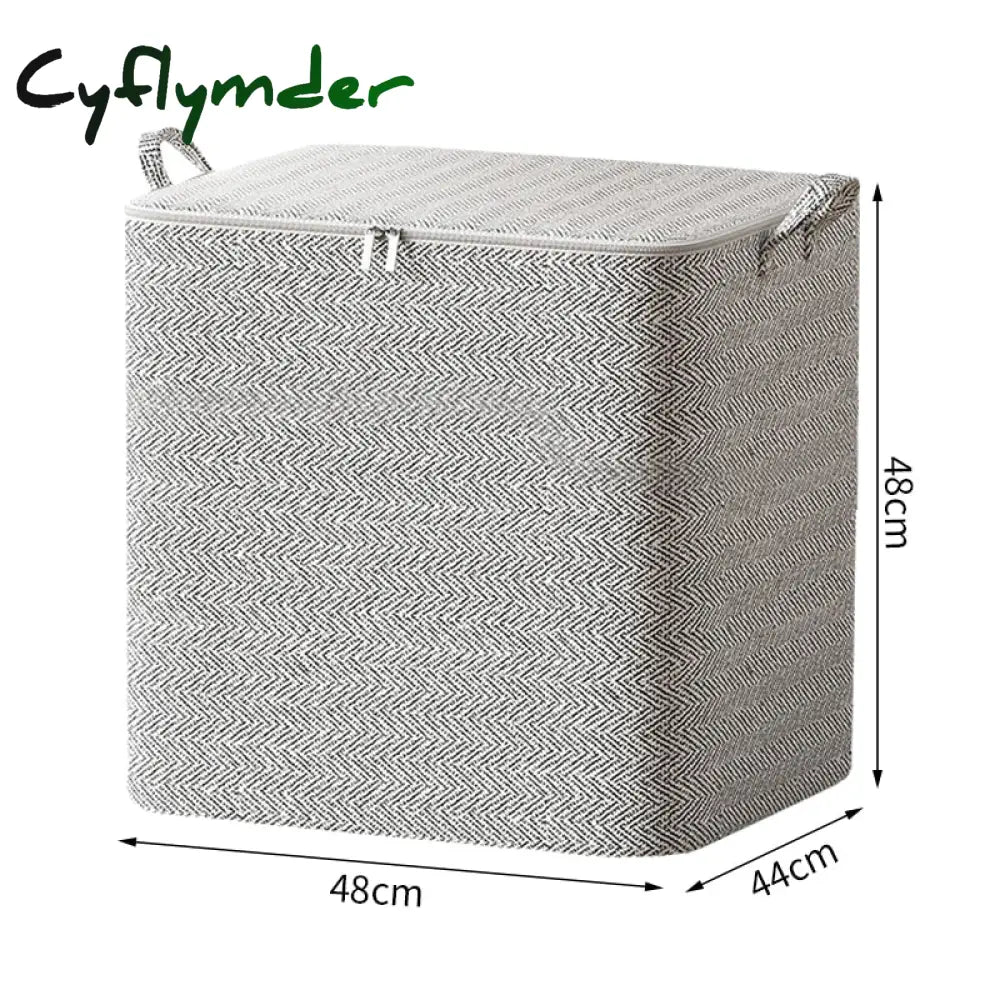 Cyflymder Quilt Storage Bag Three-Dimensional Large Capacity Dustproof Waterproof Clothes Organizer