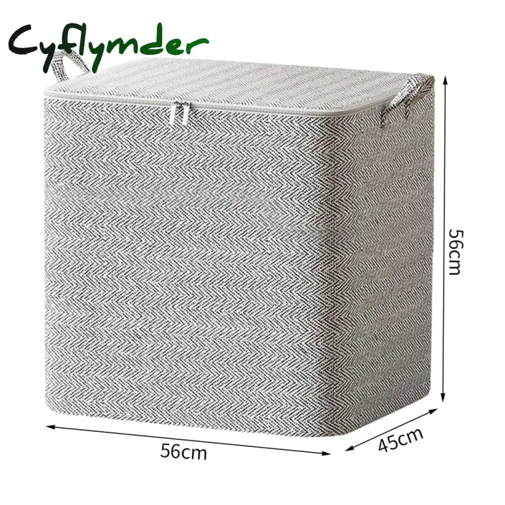 Cyflymder Quilt Storage Bag Three-Dimensional Large Capacity Dustproof Waterproof Clothes Organizer