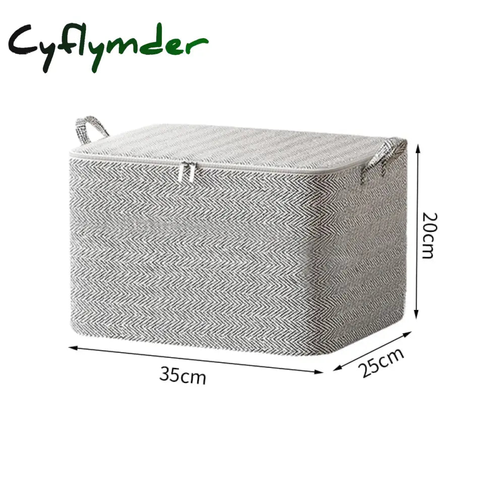 Cyflymder Quilt Storage Bag Three-Dimensional Large Capacity Dustproof Waterproof Clothes Organizer