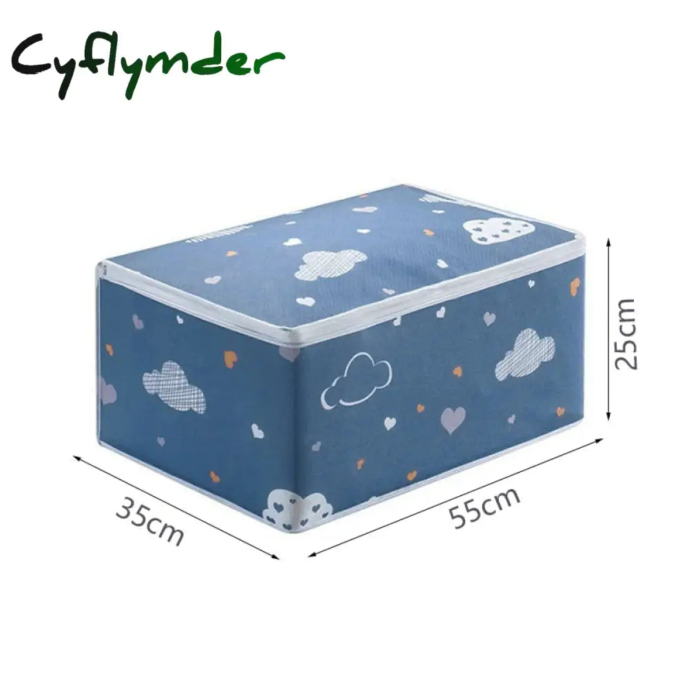 Cyflymder Quilt Storage Bag Three-Dimensional Large Capacity Dustproof Waterproof Clothes Organizer