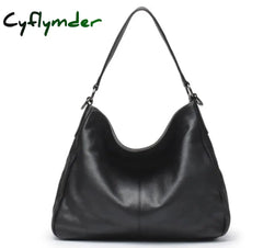 Cyflymder Real Genuine Leather Tassel Women’s Handbag Elegant Ladies Hobo Crossbody Shoulder Bags