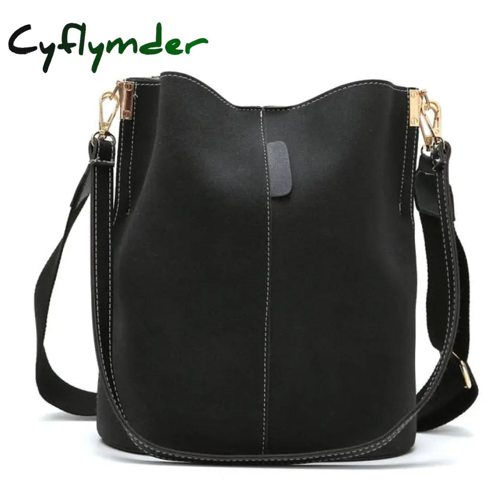 Cyflymder Retro Nubuck Women Leather Handbags Crossbody Bags For Large Capacity Vintage Shoulder