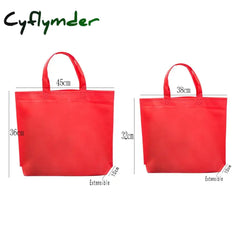 Cyflymder Reusable Shopping Bag Foldable Tote Grocery Large Capacity Non-Woven Travel Storage Eco