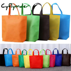 Cyflymder Reusable Shopping Bag Foldable Tote Grocery Large Capacity Non-Woven Travel Storage Eco