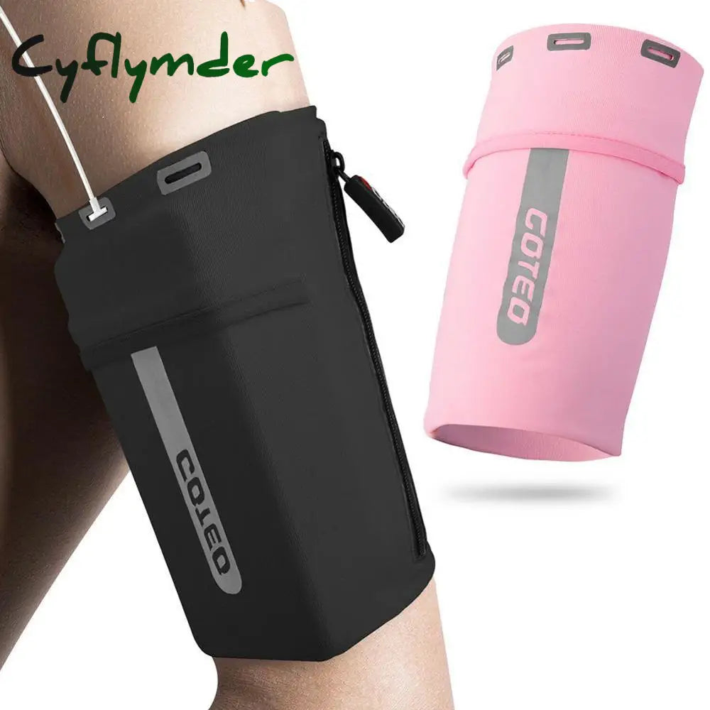 Cyflymder Running Mobile Phone Arm Bag Sport Armband Waterproof Jogging Case Cover Holder For