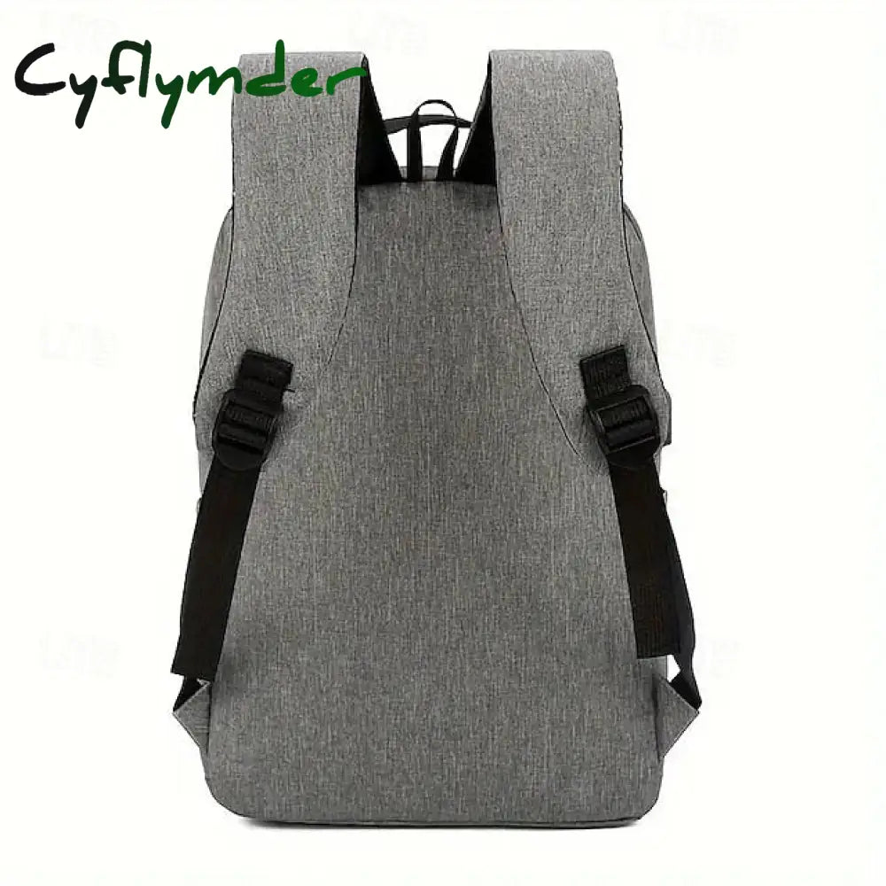 Cyflymder School Backpack Set Business Casual Bags Computer Backpacks Back To College Gifts Grey