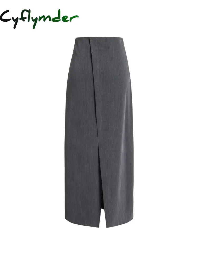 Cyflymder- She’s Effortless Slit Maxi Skirt Skirts