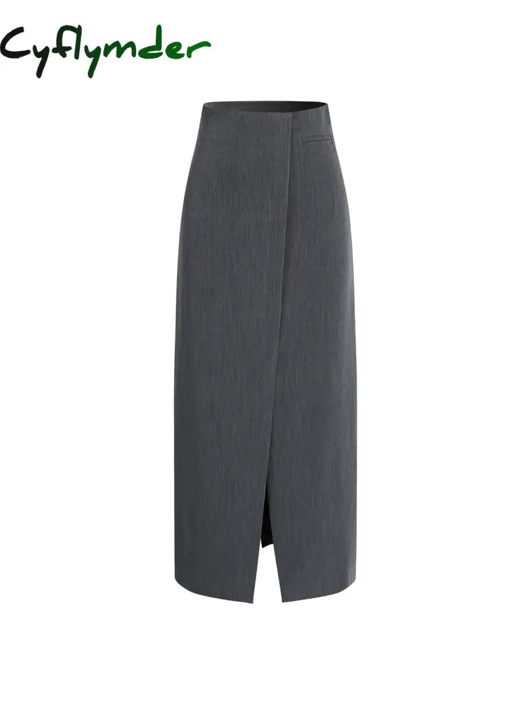 Cyflymder- She’s Effortless Slit Maxi Skirt Skirts