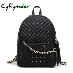 Cyflymder Shoulder Bag Women European And American Style Backpack Ladies Fashion All-Match Lingge