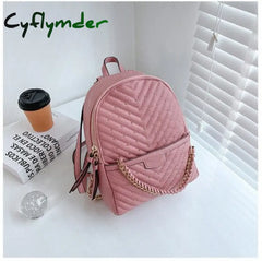 Cyflymder Shoulder Bag Women European And American Style Backpack Ladies Fashion All-Match Lingge