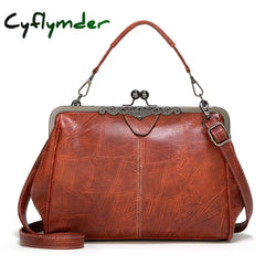 Cyflymder Shoulder Bags Women Retro Frame Purses Girls Crossbody Messenger Bag Small Handbags For