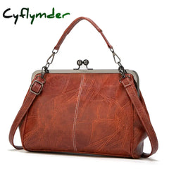 Cyflymder Shoulder Bags Women Retro Frame Purses Girls Crossbody Messenger Bag Small Handbags For