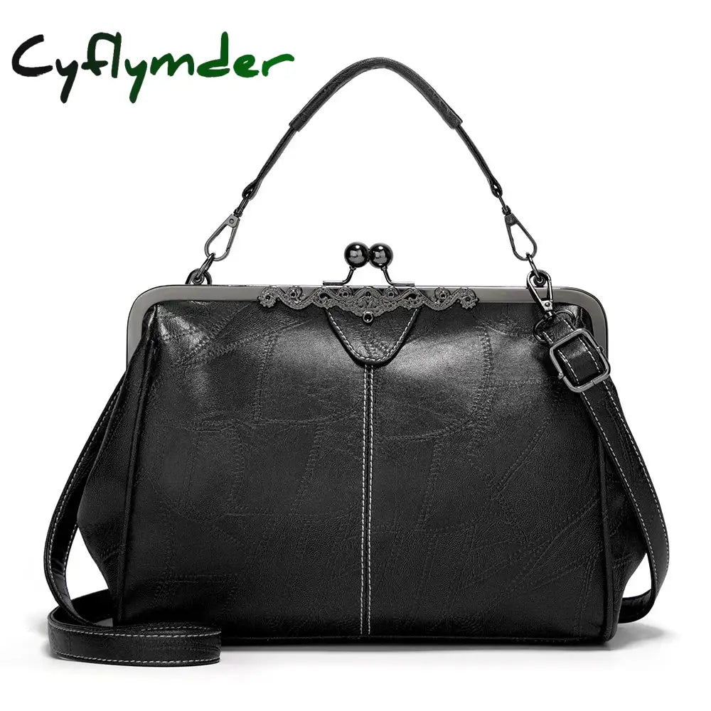 Cyflymder Shoulder Bags Women Retro Frame Purses Girls Crossbody Messenger Bag Small Handbags For