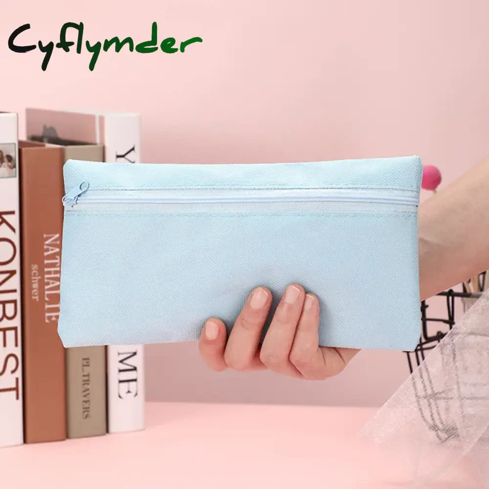 Cyflymder Simple Pencil Case School Supplies Pouch Large Capacity Back To Trousse Piornik Estuche