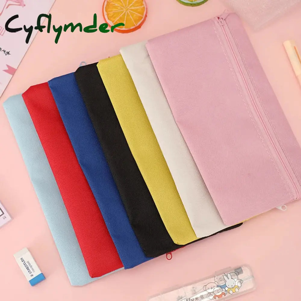 Simple Pencil Case School Supplies Pencil Pouch Large Capacity Back To School Trousse Piornik Estuche Stationery Pencilcase