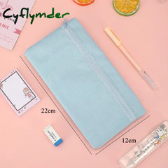 Cyflymder Simple Pencil Case School Supplies Pouch Large Capacity Back To Trousse Piornik Estuche