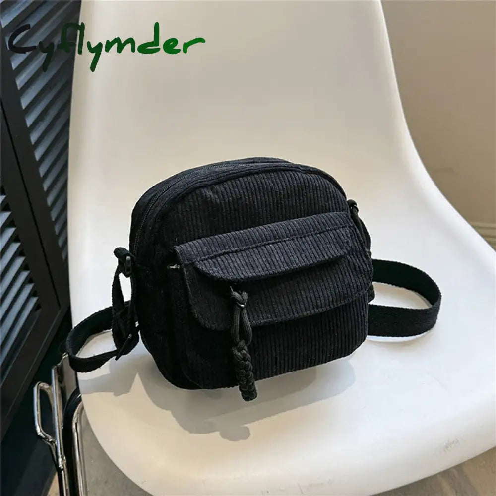 Cyflymder Simple Versatile Crossbody Bag Fashionable Casual Small Square Bag Personalized Commuting Shoulder Bag