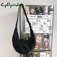 Cyflymder Single-Shoulder Bag New Street Trend Large Capacity Backpack Simple Dumpling Fashion