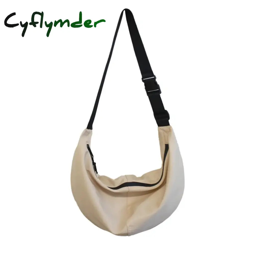 Cyflymder Single-Shoulder Bag New Street Trend Large Capacity Backpack Simple Dumpling Fashion