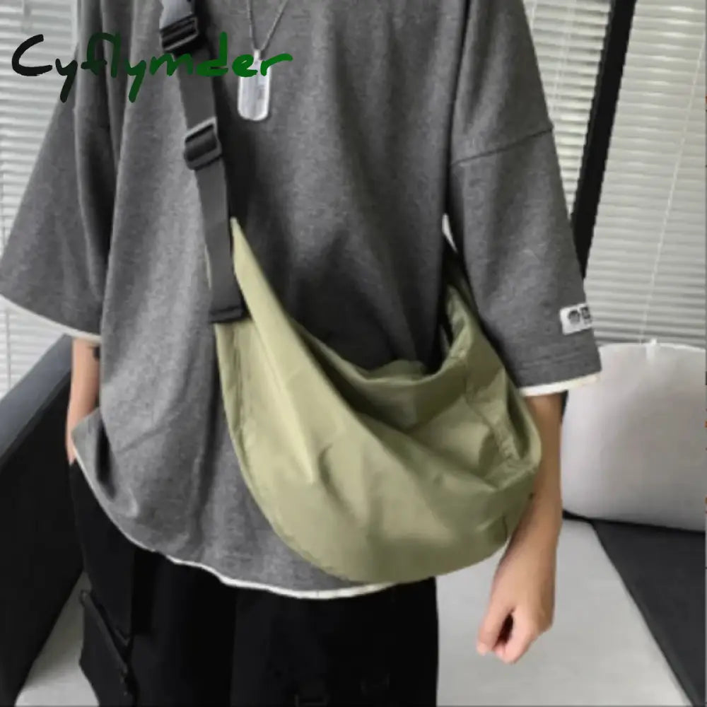 Cyflymder Single-Shoulder Bag New Street Trend Large Capacity Backpack Simple Dumpling Fashion