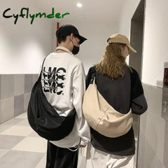 Cyflymder Single-Shoulder Bag New Street Trend Large Capacity Backpack Simple Dumpling Fashion