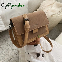 Cyflymder Small Bag Women New Korean Version Of Small Square Wide Shoulder Strap Fashion Joker