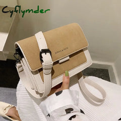 Cyflymder Small Bag Women New Korean Version Of Small Square Wide Shoulder Strap Fashion Joker