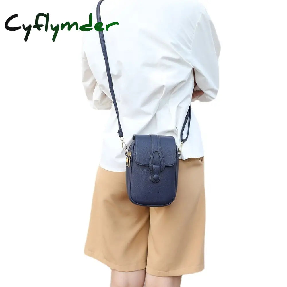 Cyflymder Small Handbag For Women Solid Color Crossbody Bag Shoulder Female High Quality Messenger