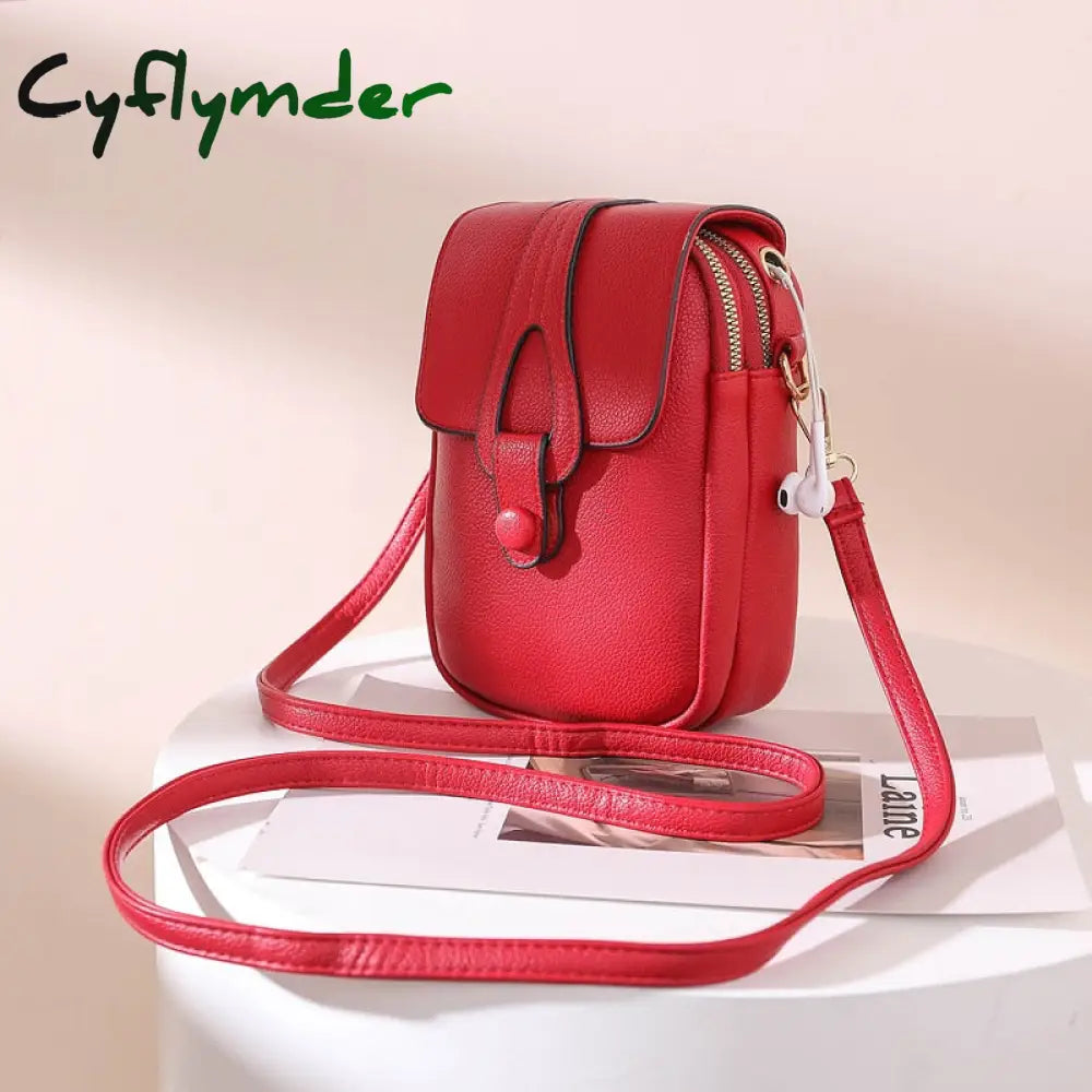 Cyflymder Small Handbag For Women Solid Color Crossbody Bag Shoulder Female High Quality Messenger