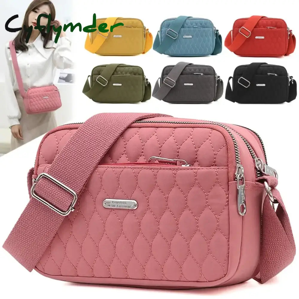 Cyflymder Small Shoulder Bag For Women Designer Messenger Bags Ladies Tote Phone Pouch Nylon