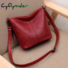 Cyflymder Soft Leather Hand Crossbody Bags For Women New Luxury Handbags Casual Shoulder Bag