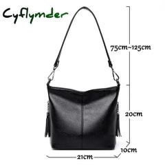 Cyflymder Soft Leather Hand Crossbody Bags For Women New Luxury Handbags Casual Shoulder Bag